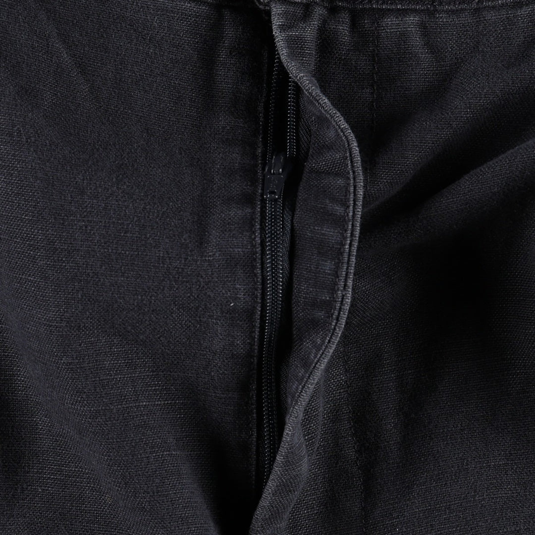 Tommy Hilfiger two-pleat cotton x linen shorts, men's size W37 (approx.) linen navy blue type Vintage Second Hand