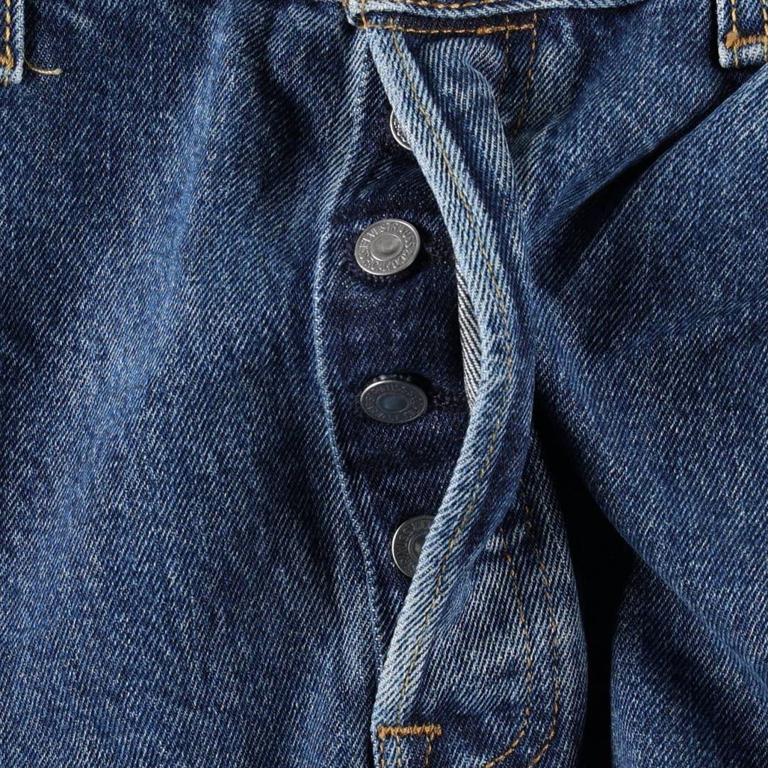 Levi's 501 straight denim pants for men, size W37 cotton blue type Vintage Second Hand