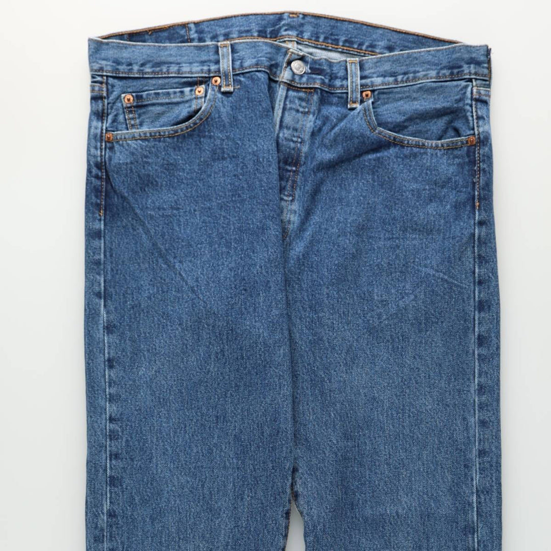 Levi's 501 straight denim pants for men, size W37 cotton blue type Vintage Second Hand
