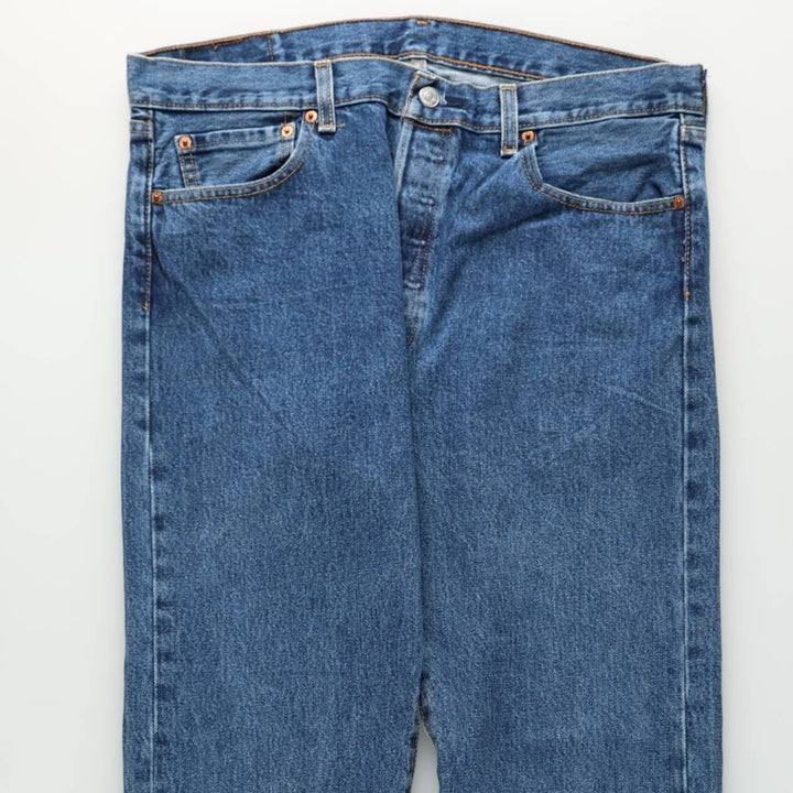 Levi's 501 straight denim pants for men, size W37 cotton blue type Vintage Second Hand