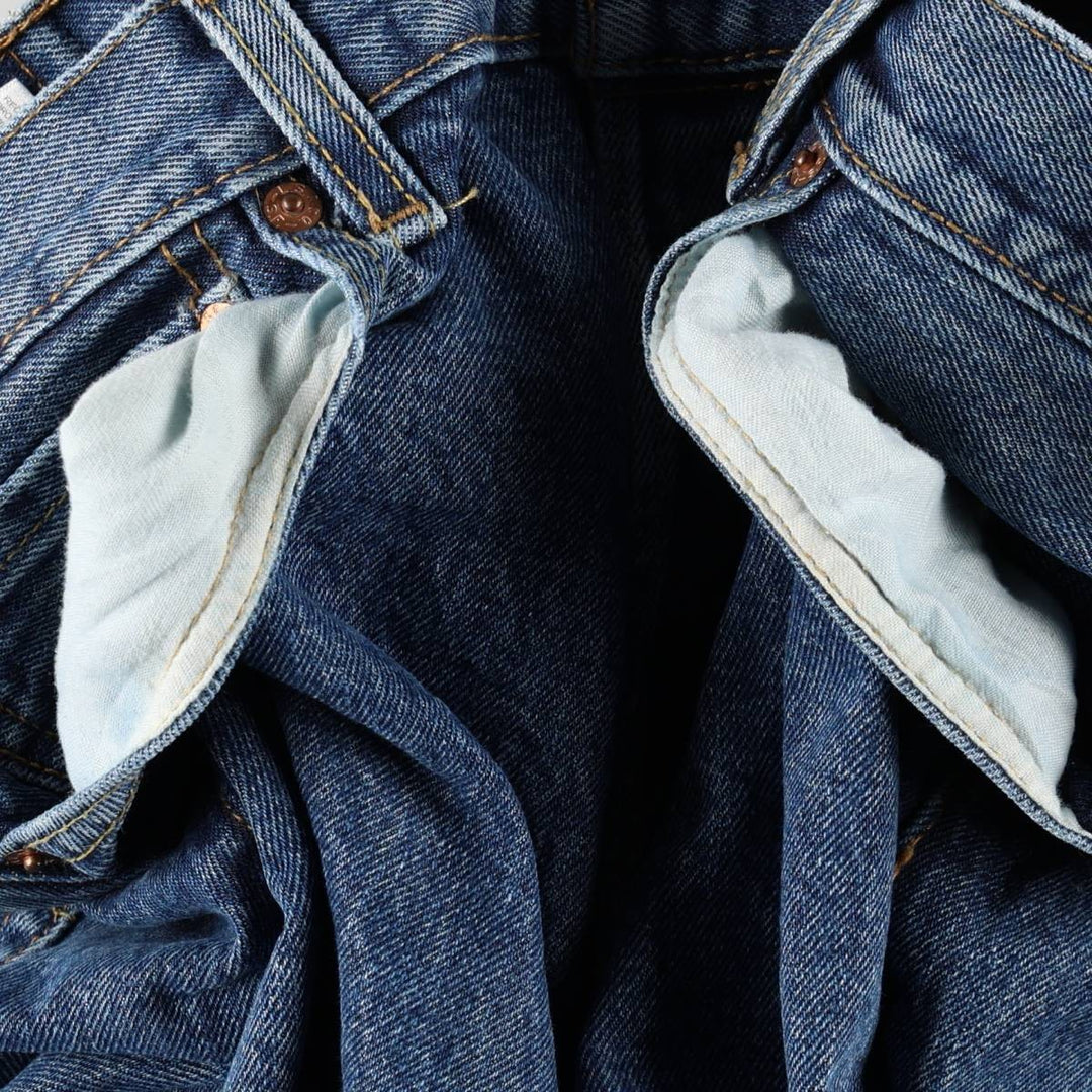 Levi's 501 straight denim pants for men, size W37 cotton blue type Vintage Second Hand