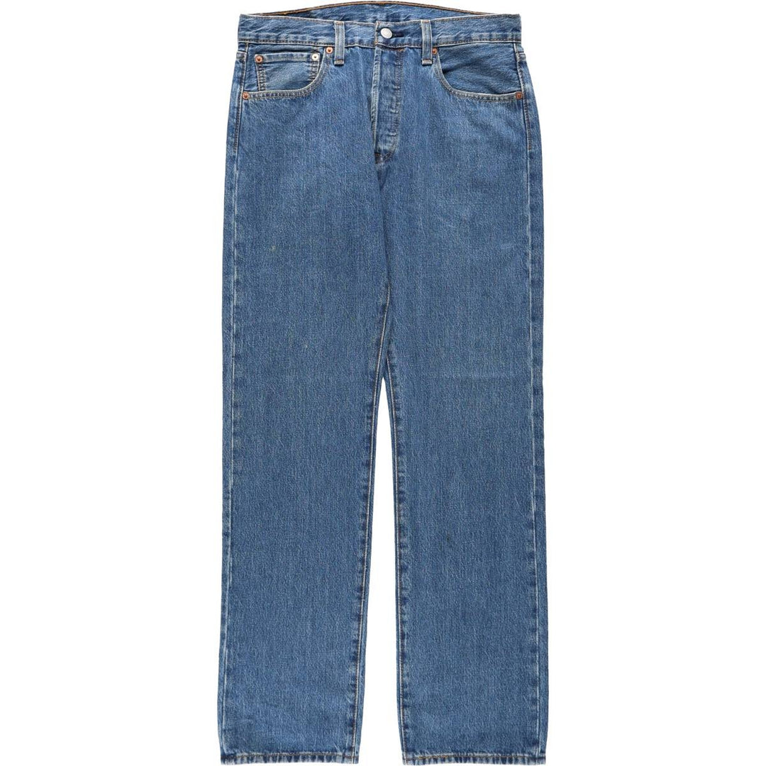 Levi's 501 straight denim pants for men, size W32 cotton blue type Vintage Second Hand