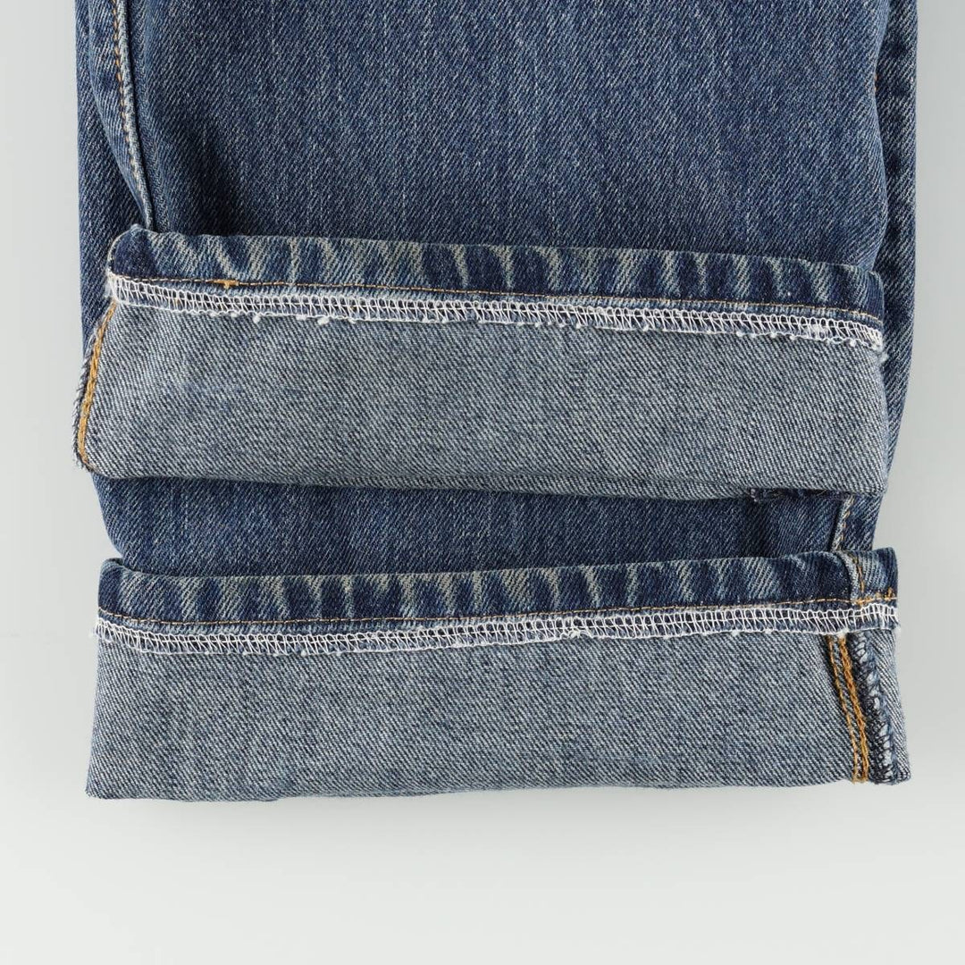 Levi's 501 straight denim pants for men, size W34 cotton blue type Vintage Second Hand