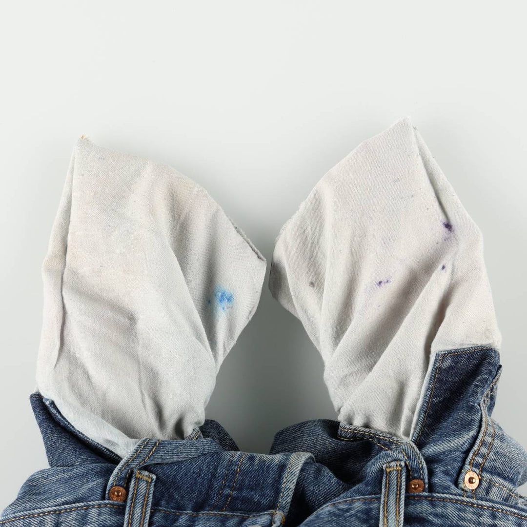 Levi's 501 straight denim pants for men, size W34 cotton blue type Vintage Second Hand