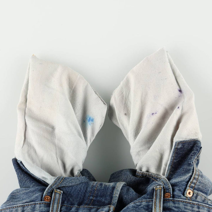 Levi's 501 straight denim pants for men, size W34 cotton blue type Vintage Second Hand