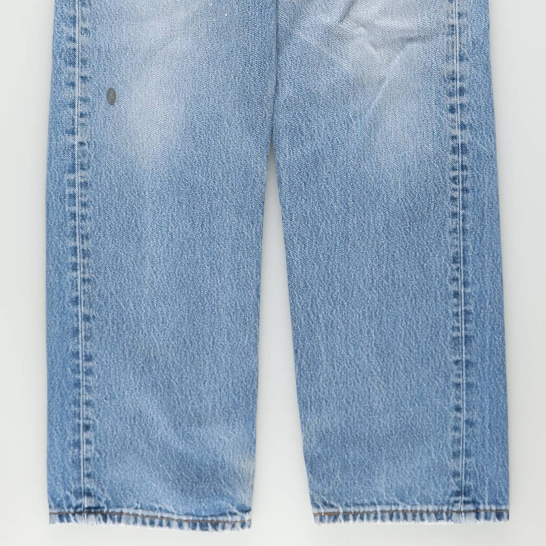 Levi's 501 straight denim pants for men, size W34 cotton blue type Vintage Second Hand