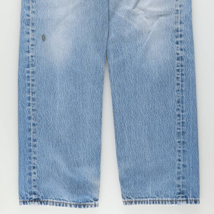 Levi's 501 straight denim pants for men, size W34 cotton blue type Vintage Second Hand