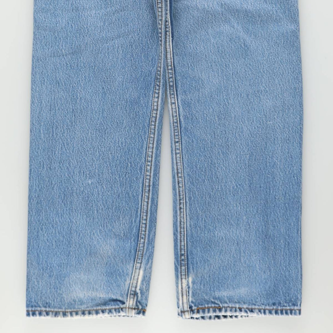 Levi's 501 straight denim pants for men, size W34 cotton blue type Vintage Second Hand