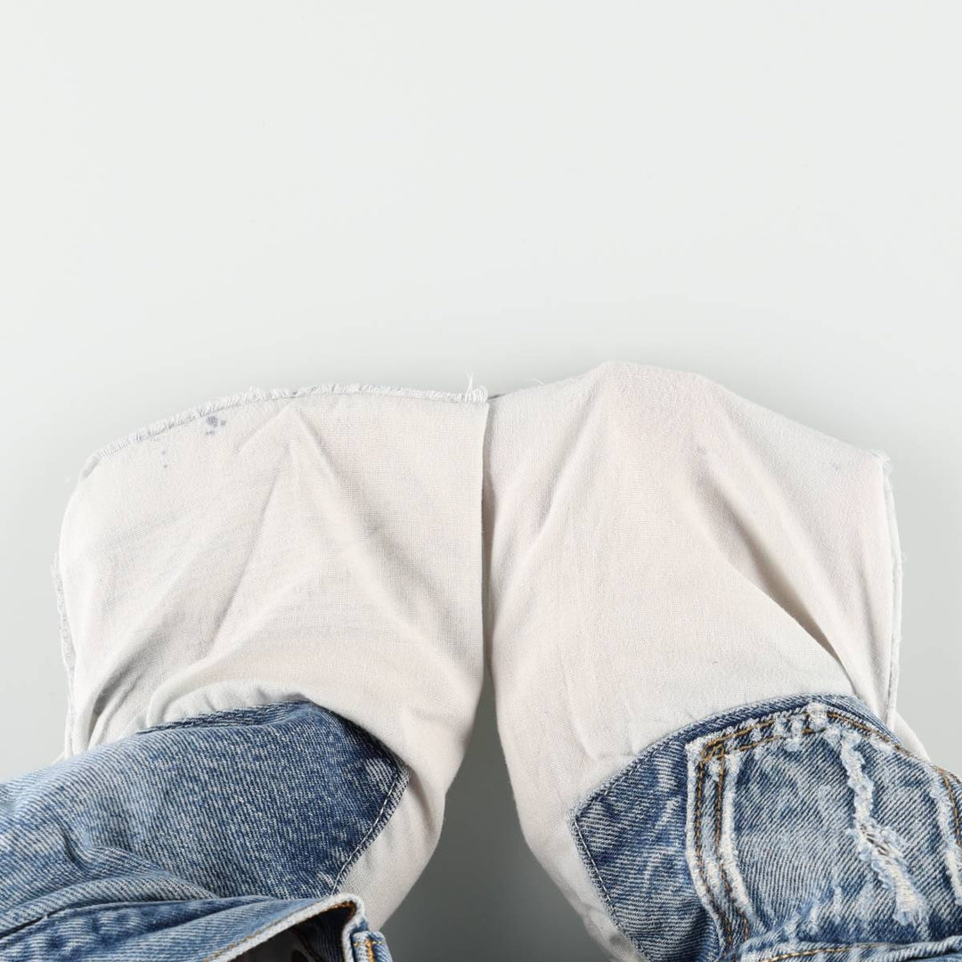 Levi's 501 straight denim pants for men, size W34 cotton blue type Vintage Second Hand
