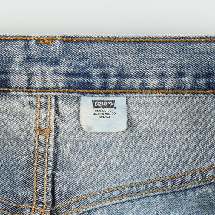 00'S Levi's 501 straight denim pants for men, size W36 cotton blue type Vintage Second Hand