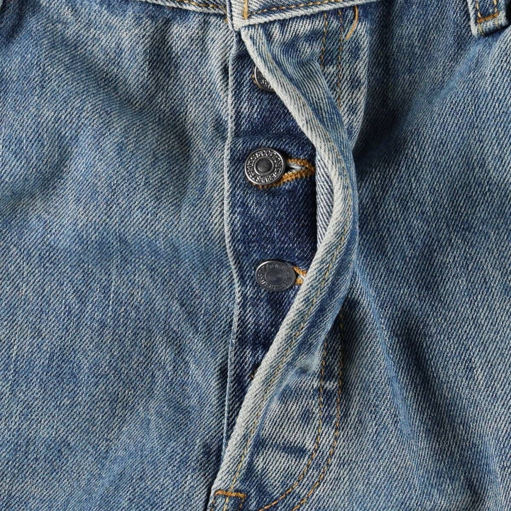 00'S Levi's 501 straight denim pants for men, size W36 cotton blue type Vintage Second Hand