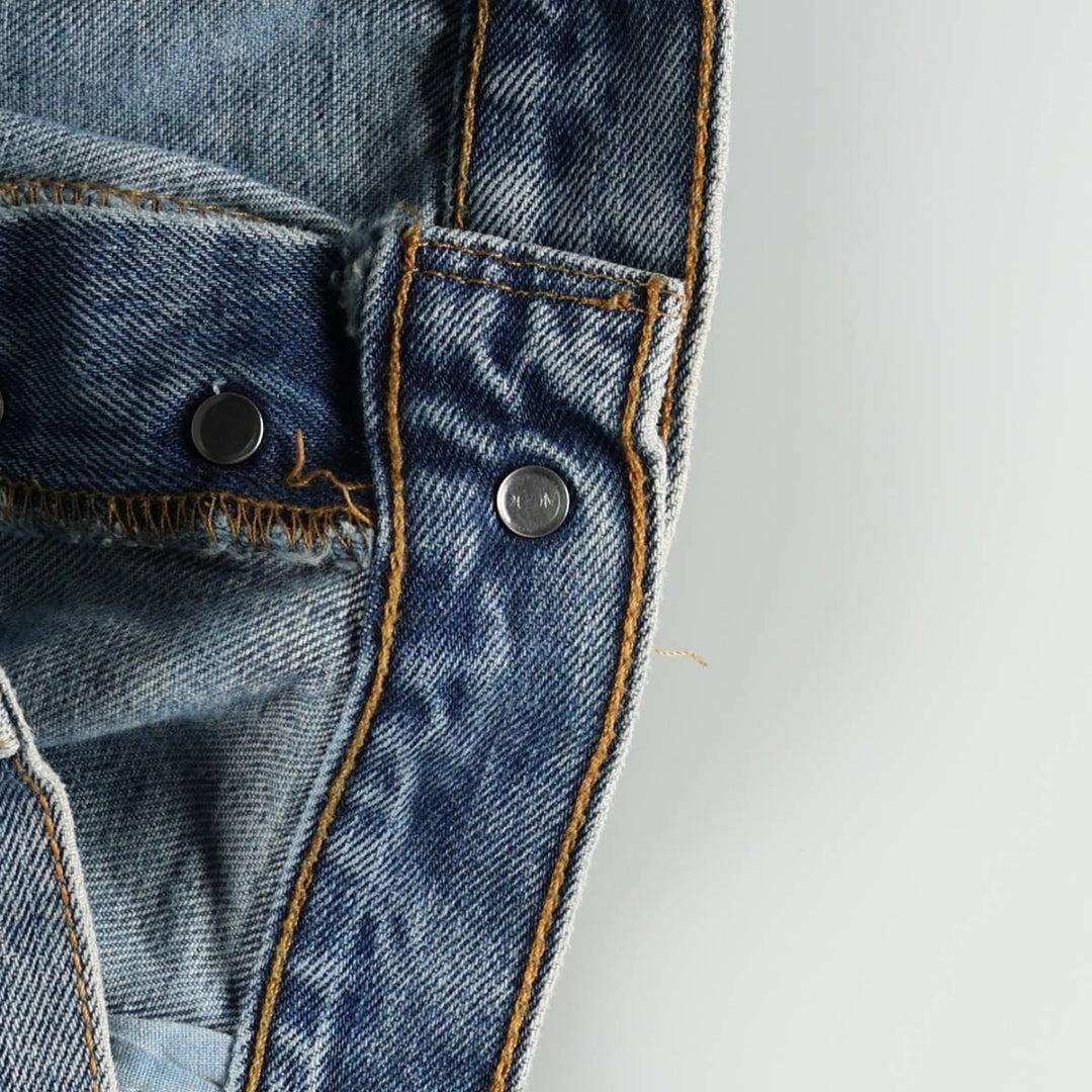 00'S Levi's 501 straight denim pants for men, size W36 cotton blue type Vintage Second Hand