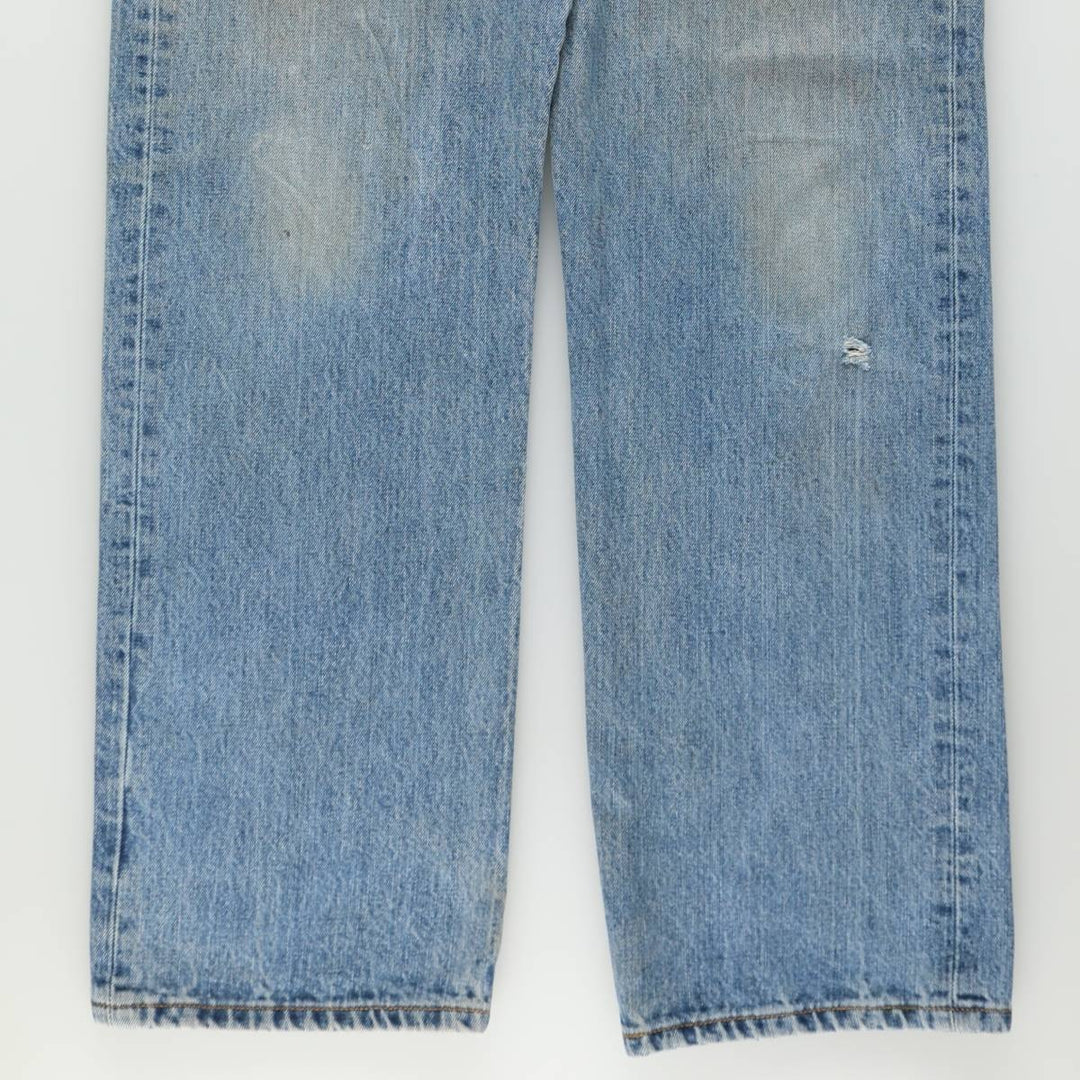 00'S Levi's 501 straight denim pants for men, size W36 cotton blue type Vintage Second Hand