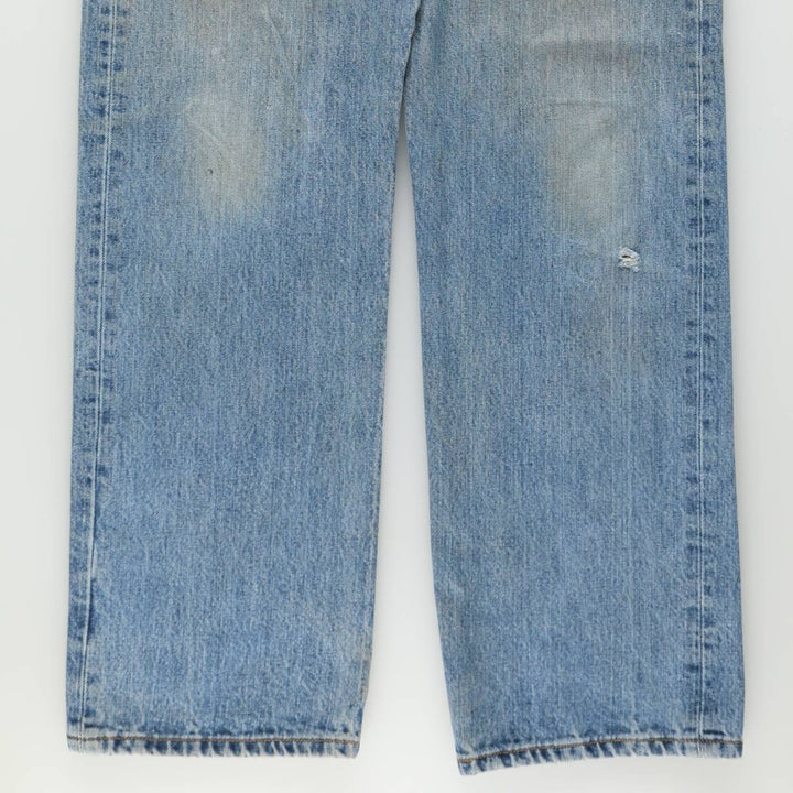 00'S Levi's 501 straight denim pants for men, size W36 cotton blue type Vintage Second Hand
