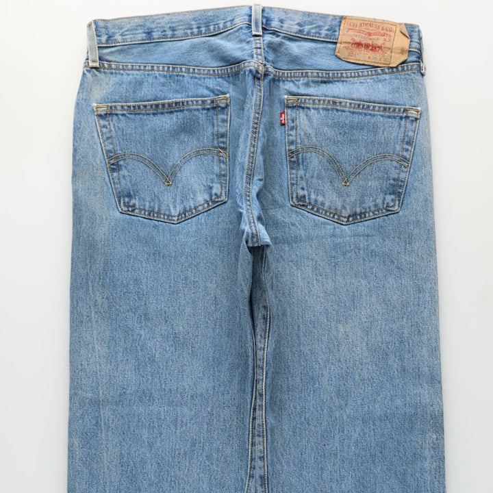 00'S Levi's 501 straight denim pants for men, size W36 cotton blue type Vintage Second Hand