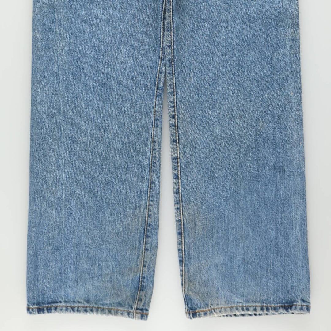 00'S Levi's 501 straight denim pants for men, size W36 cotton blue type Vintage Second Hand