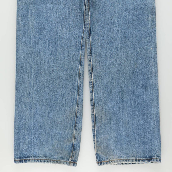 00'S Levi's 501 straight denim pants for men, size W36 cotton blue type Vintage Second Hand