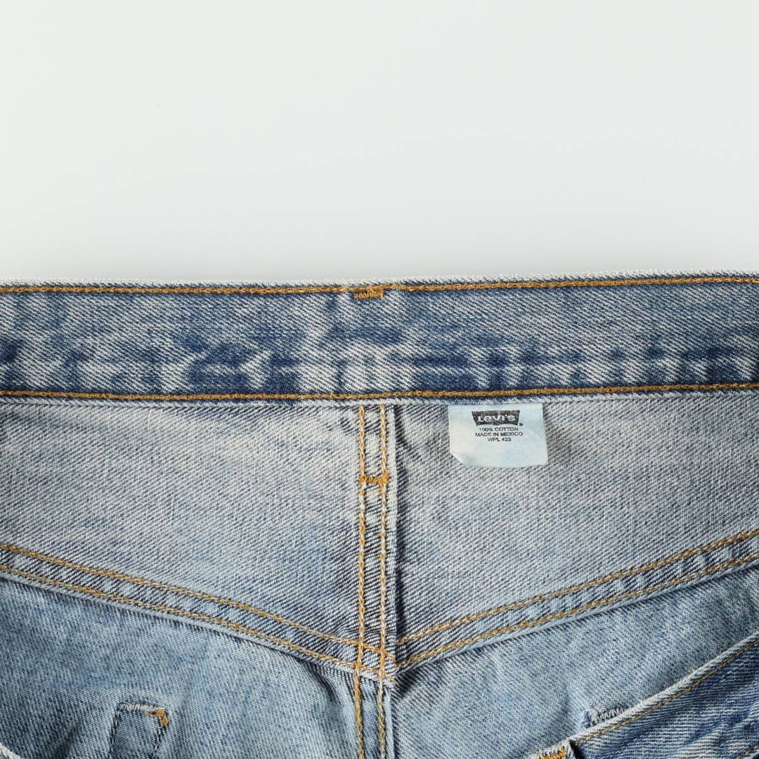 00'S Levi's 501 straight denim pants for men, size W36 cotton blue type Vintage Second Hand