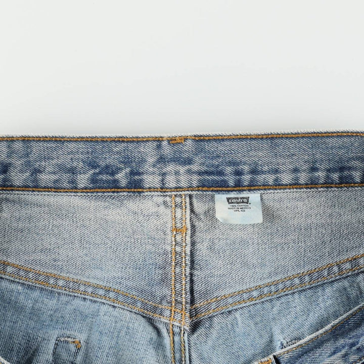 00'S Levi's 501 straight denim pants for men, size W36 cotton blue type Vintage Second Hand
