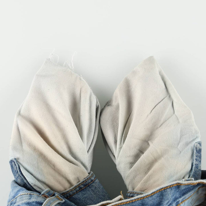 00'S Levi's 501 straight denim pants for men, size W36 cotton blue type Vintage Second Hand