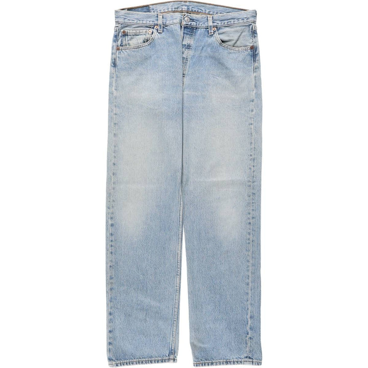 00'S Levi's 501 straight denim pants for men, size W34 cotton blue type Vintage Second Hand