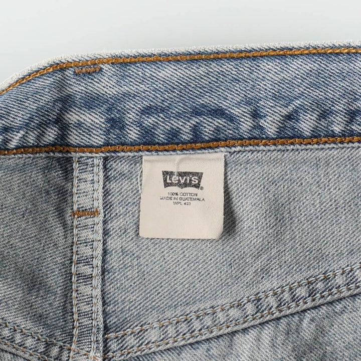 00'S Levi's 501 straight denim pants for men, size W34 cotton blue type Vintage Second Hand