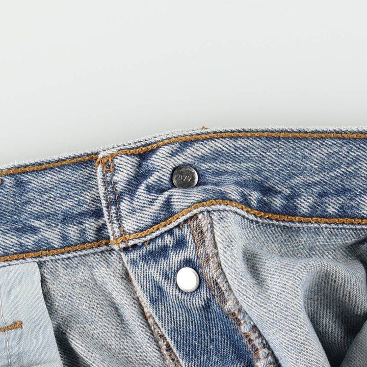00'S Levi's 501 straight denim pants for men, size W34 cotton blue type Vintage Second Hand