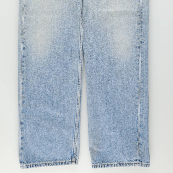 00'S Levi's 501 straight denim pants for men, size W34 cotton blue type Vintage Second Hand