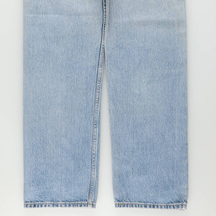 00'S Levi's 501 straight denim pants for men, size W34 cotton blue type Vintage Second Hand