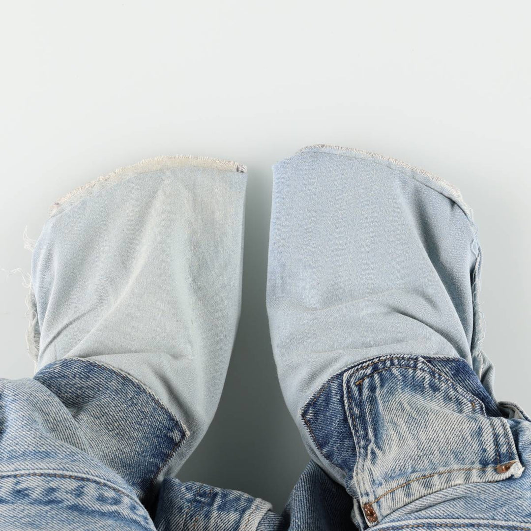 00'S Levi's 501 straight denim pants for men, size W34 cotton blue type Vintage Second Hand