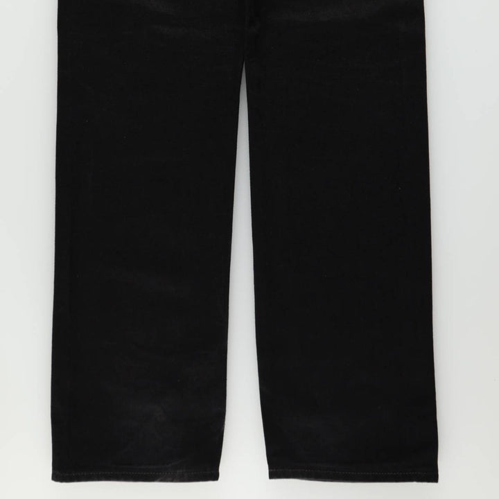 Levi's 501 Black Denim Straight Denim Pants Men's W31 equivalent cotton black type Vintage Second Hand