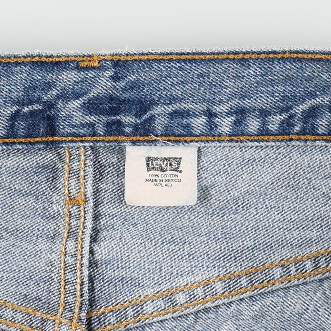 00'S Levi's 501 straight denim pants for men, size W34 cotton blue type Vintage Second Hand