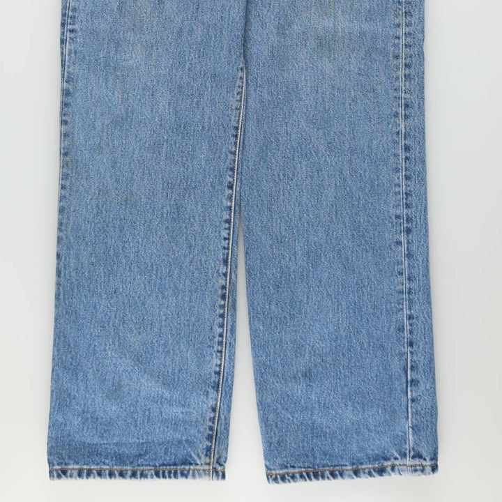 00'S Levi's 501 straight denim pants for men, size W34 cotton blue type Vintage Second Hand