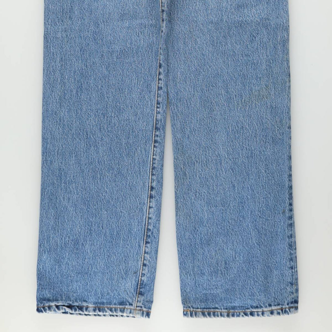 00'S Levi's 501 straight denim pants for men, size W34 cotton blue type Vintage Second Hand