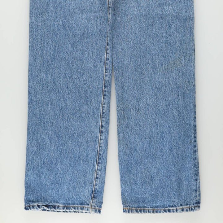 00'S Levi's 501 straight denim pants for men, size W34 cotton blue type Vintage Second Hand