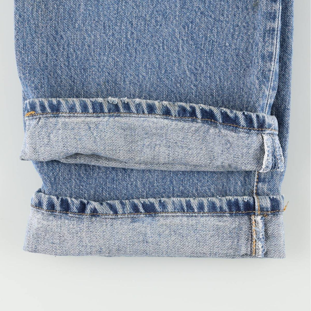 00'S Levi's 501 straight denim pants for men, size W34 cotton blue type Vintage Second Hand