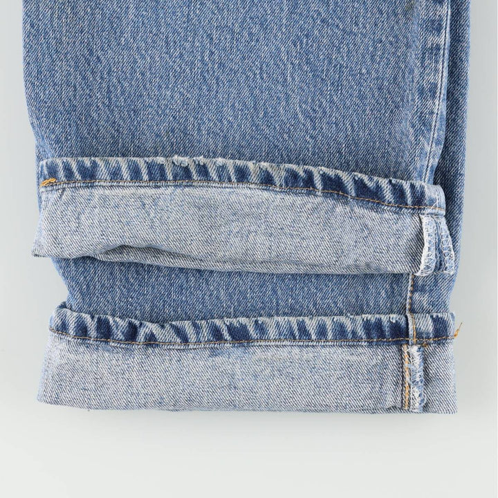00'S Levi's 501 straight denim pants for men, size W34 cotton blue type Vintage Second Hand