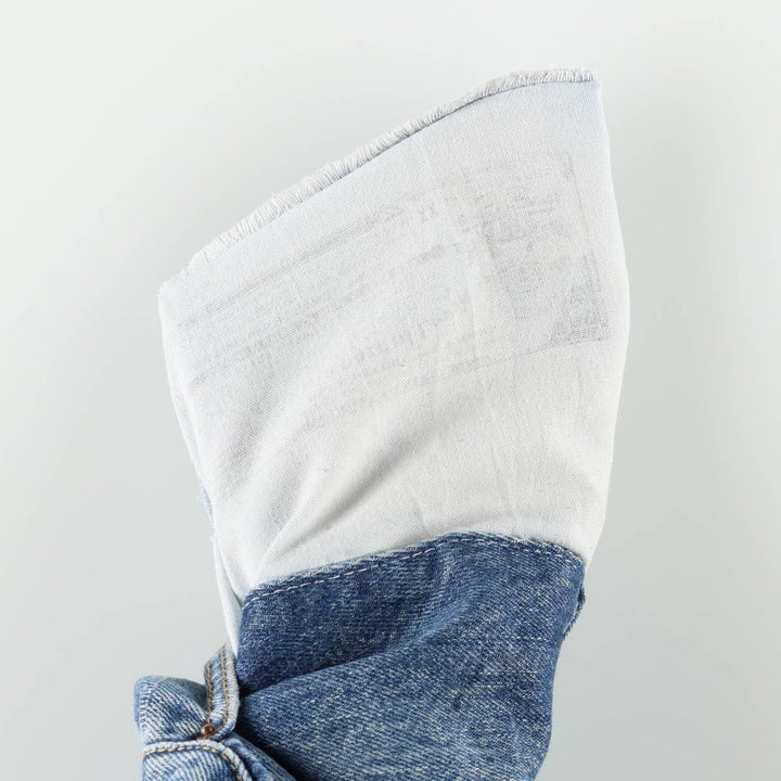 00'S Levi's 501 straight denim pants for men, size W34 cotton blue type Vintage Second Hand