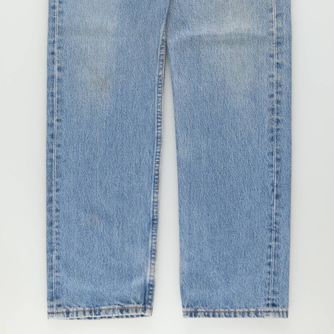 2000'S Levi's 501 Straight Denim Pants, Made in USA, Men's Size W32 (approx.) cotton blue type Vintage Second Hand
