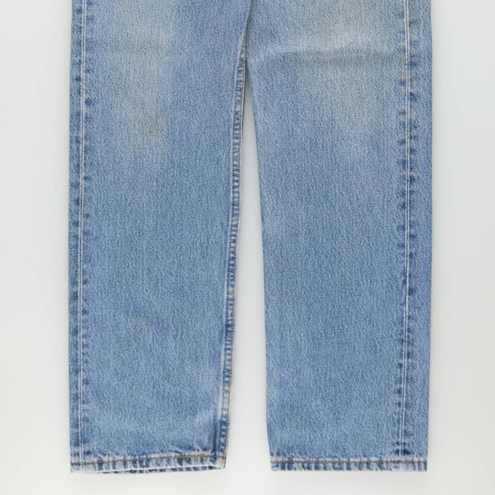 2000'S Levi's 501 Straight Denim Pants, Made in USA, Men's Size W32 (approx.) cotton blue type Vintage Second Hand
