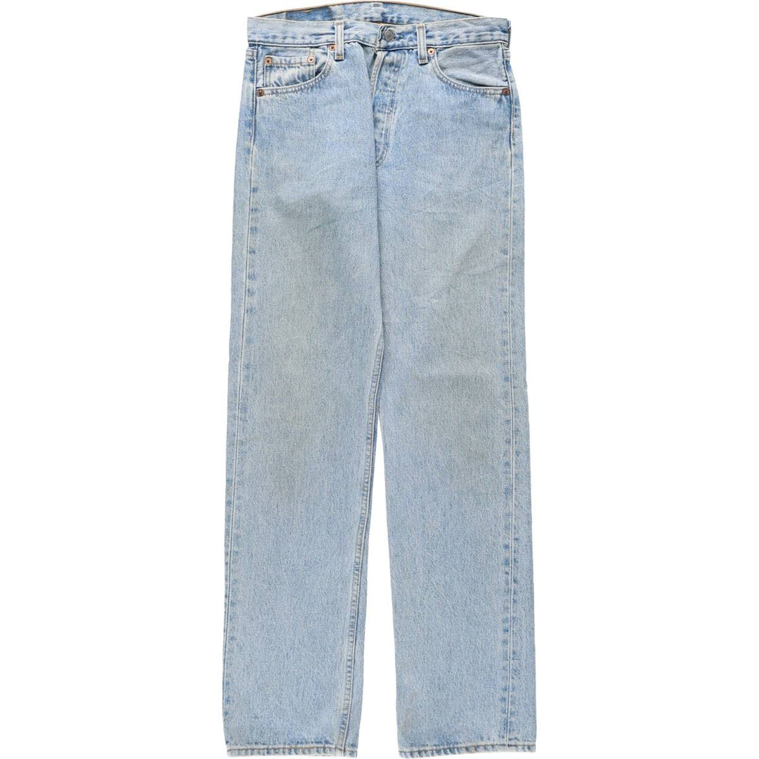 90'S Levi's 501-0134 Straight Denim Pants Made in USA Men's W31 Vintage cotton blue type Vintage Second Hand