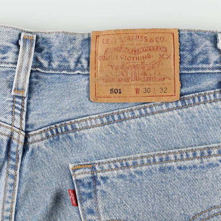 90'S Levi's 501-0134 Straight Denim Pants Made in USA Men's W31 Vintage cotton blue type Vintage Second Hand