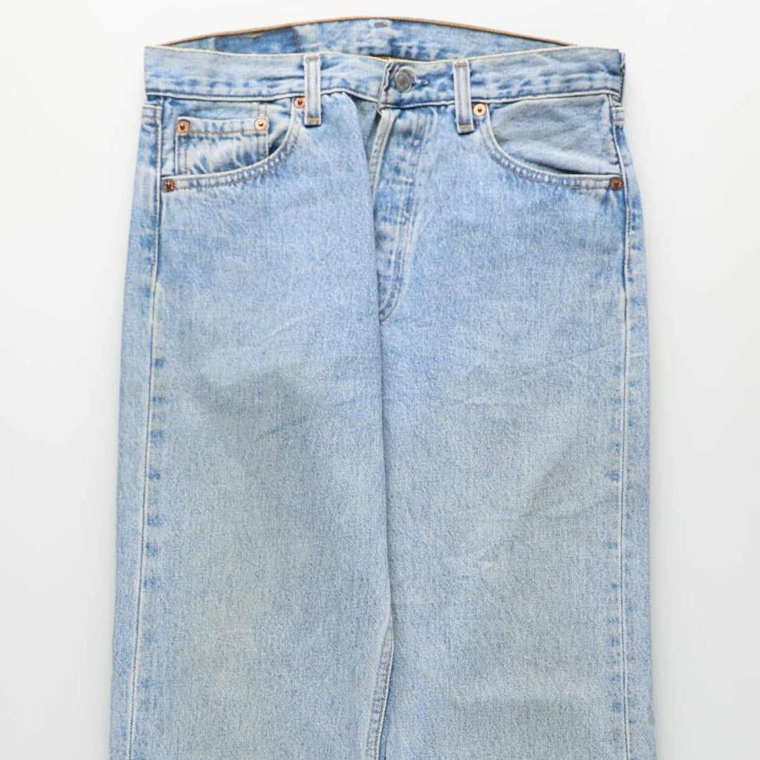 90'S Levi's 501-0134 Straight Denim Pants Made in USA Men's W31 Vintage cotton blue type Vintage Second Hand