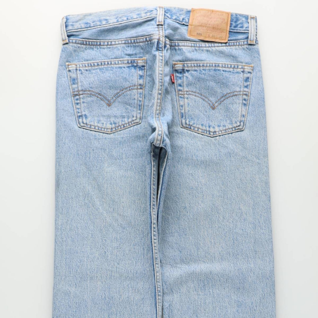 90'S Levi's 501-0134 Straight Denim Pants Made in USA Men's W31 Vintage cotton blue type Vintage Second Hand