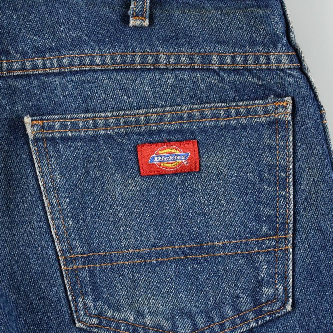 Dickies Regular Fit Straight Denim Pants, Men's W36 (approx.) cotton blue type Vintage Second Hand