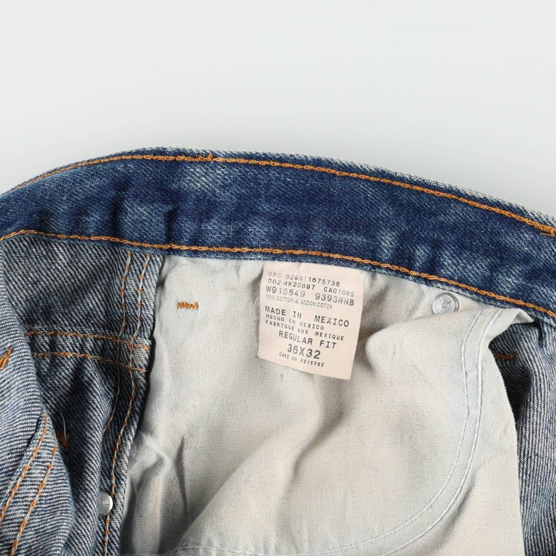 Dickies Regular Fit Straight Denim Pants, Men's W36 (approx.) cotton blue type Vintage Second Hand