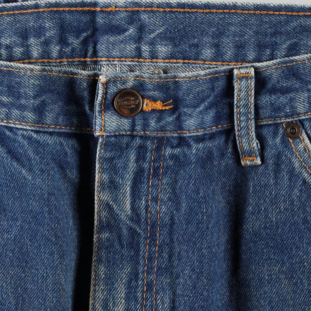Dickies Regular Fit Straight Denim Pants, Men's W36 (approx.) cotton blue type Vintage Second Hand