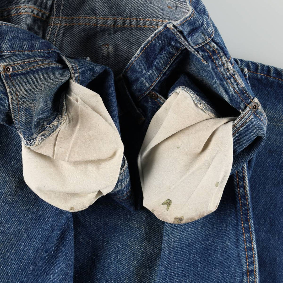 Dickies Regular Fit Straight Denim Pants, Men's W36 (approx.) cotton blue type Vintage Second Hand