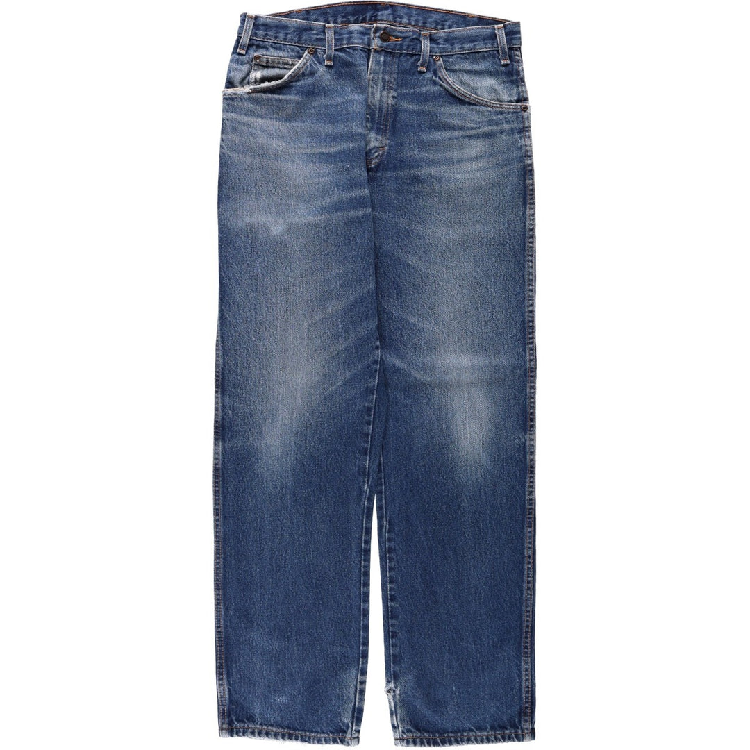 Dickies Regular Fit Straight Denim Pants, Men's Size W34 (approx.) cotton blue type Vintage Second Hand