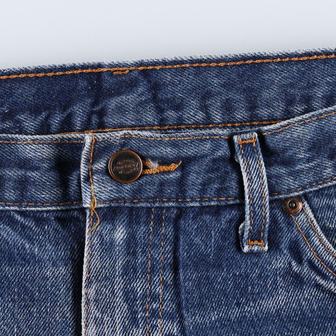 Dickies Regular Fit Straight Denim Pants, Men's Size W34 (approx.) cotton blue type Vintage Second Hand